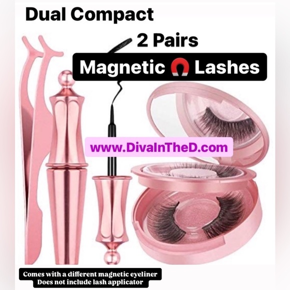 🧲 2 Pairs Magnetic Lashes Set with magnetic eyeliner - Picture 1 of 9